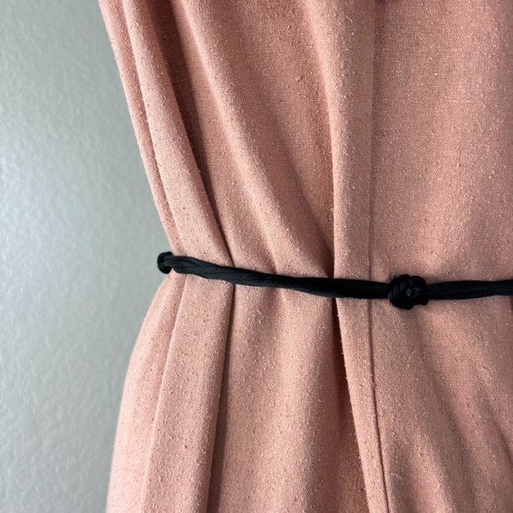 VTG Gold Charm Beaded Black Rope Braid Belt - Picture 8 of 8